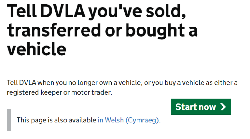 A Guide How to Tell the DVLA You've Sold Your Car