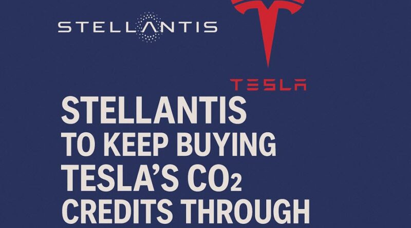 Stellantis to Keep Buying Tesla's CO2 Credits Through 2025