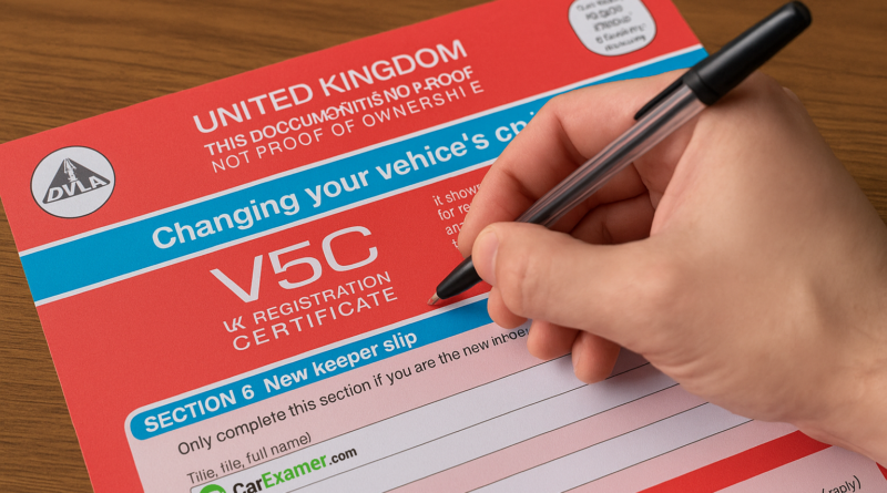 Log Book Keeper Change: Simple Guide to Updating V5C