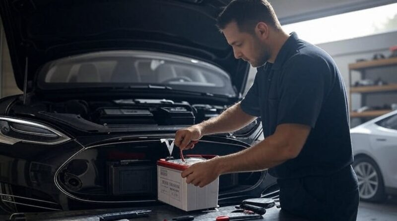 How to Change a Tesla 12V Battery