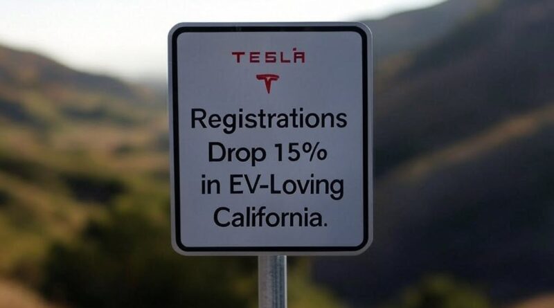 Tesla Registrations Drop 15% in EV-Loving California — What’s Going On?