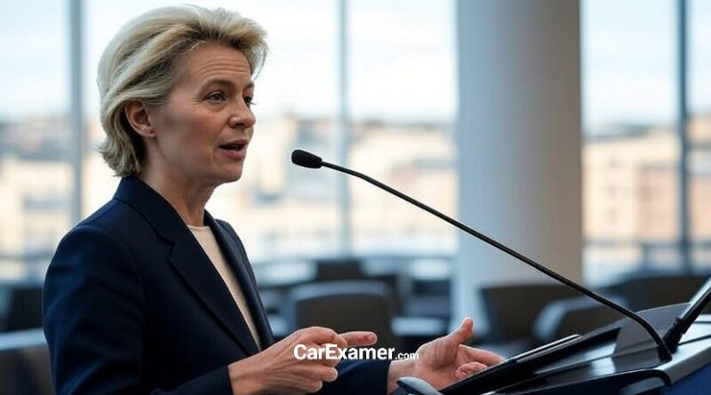 Europe To Push on AI-Driven Cars Urges EU’s Von der Leyen